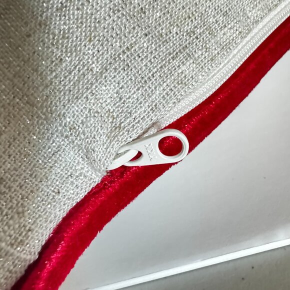 Secret Celebrity Christmas Tree Van Throw Pillow 16x16" Embroidered Holiday Deco - Picture 8 of 15